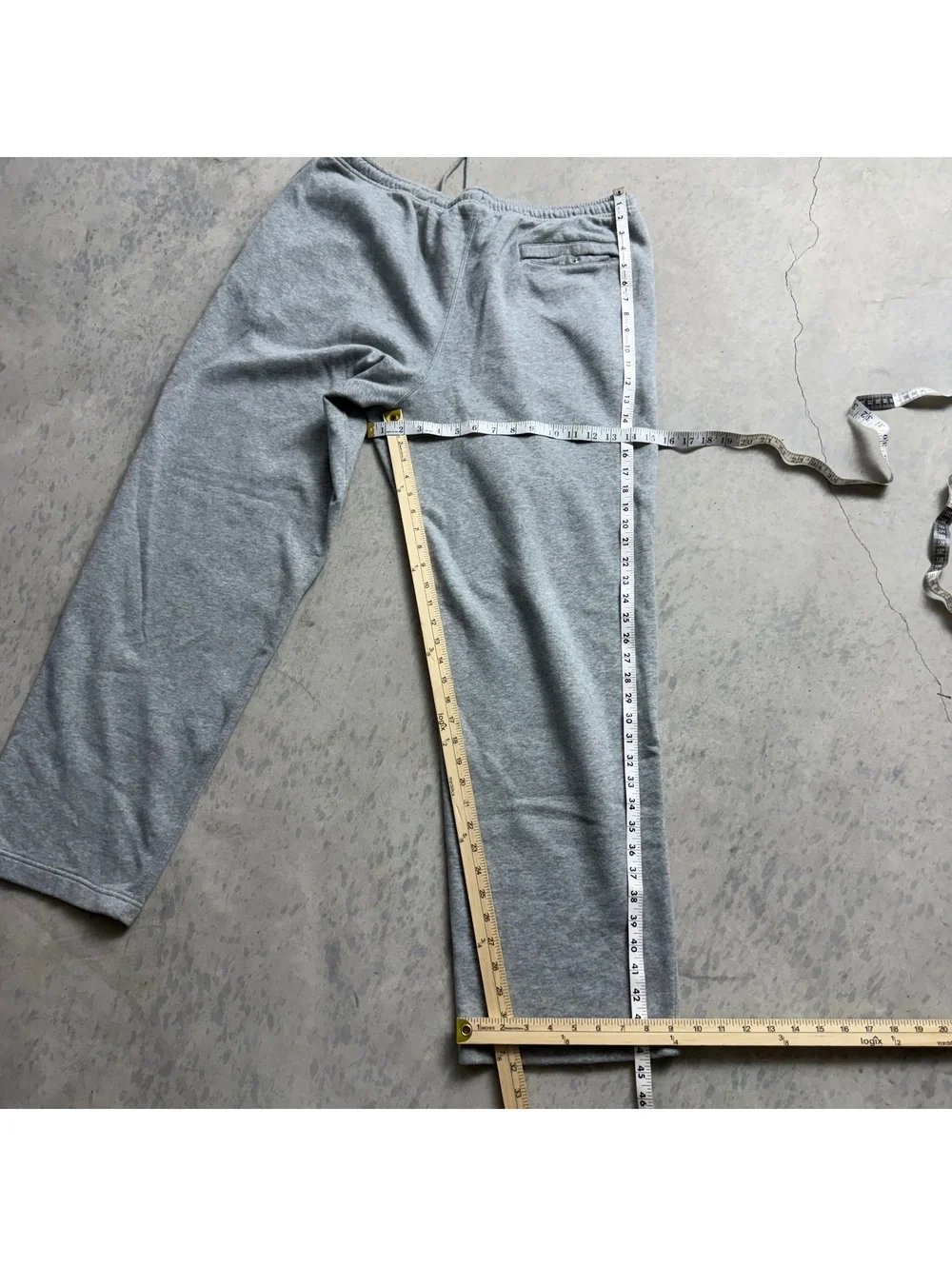 Nike Baggy Grey Sweatpants Mens 2XL Loose Fit Fleece